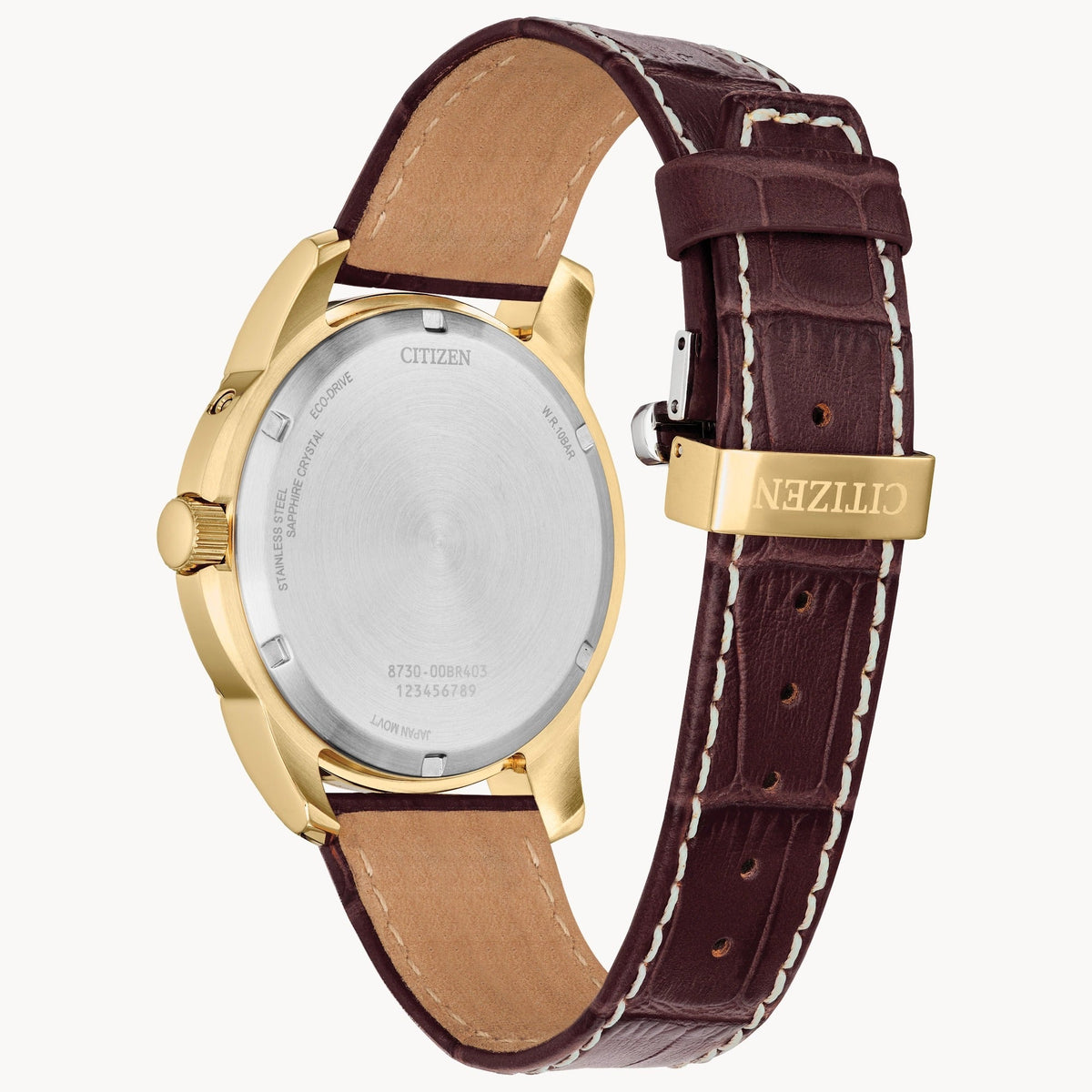 BU0082-06P Reloj Citizen de hombre correa cuero Eco-Drive Moonphase - Cuero Marrón