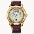 BU0082-06P Reloj Citizen de hombre correa cuero Eco-Drive Moonphase - Cuero Marrón