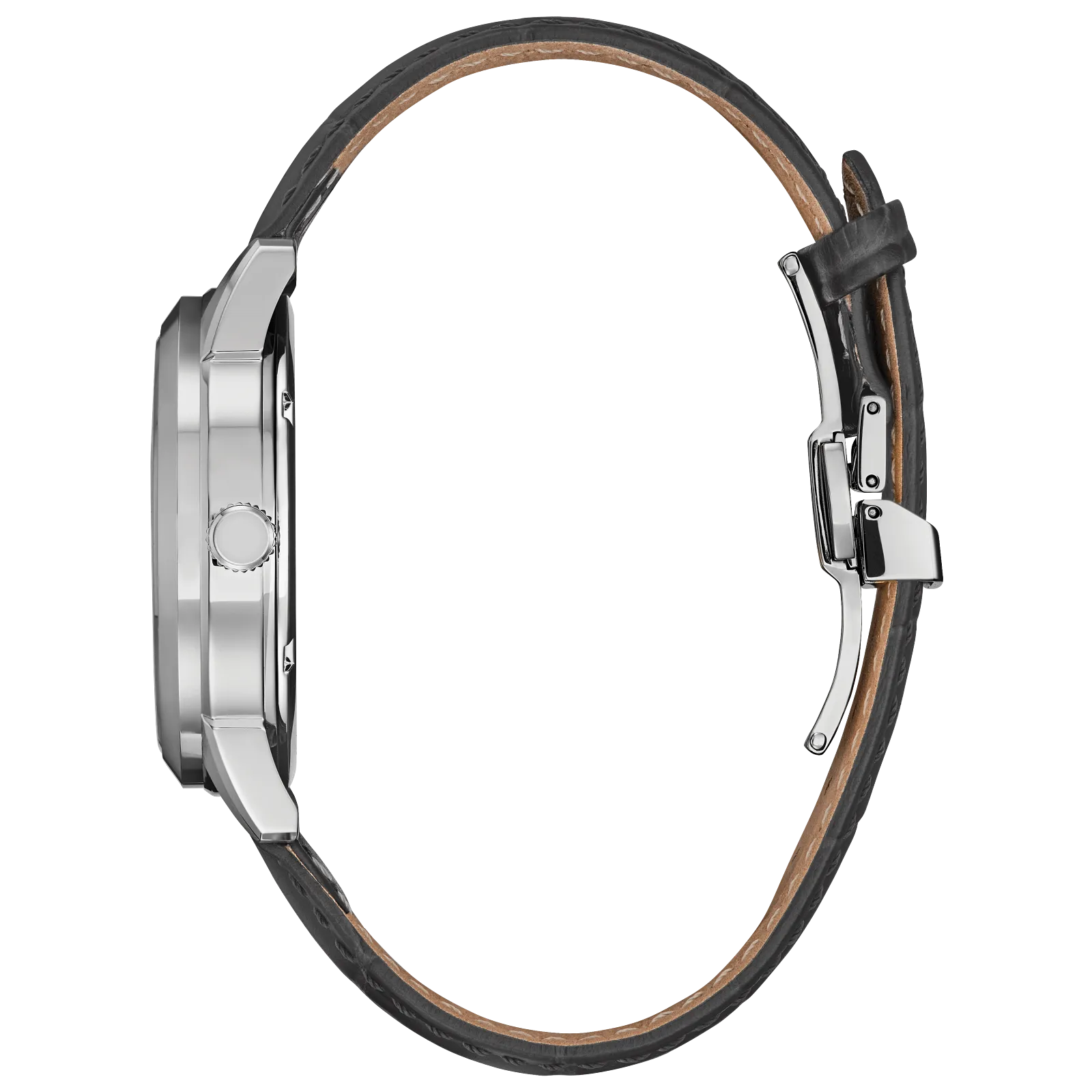 01A Reloj Citizen Rolan Hombre Correa Piel Negra - Vista 5