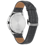 01A Reloj Citizen Rolan Hombre Correa Piel Negra - Vista trasera