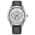 01A Reloj Citizen Rolan Hombre Correa Piel Negra - Reloj original en Guatemala