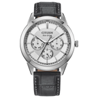 01A Reloj Citizen Rolan Hombre Correa Piel Negra - Reloj original en Guatemala