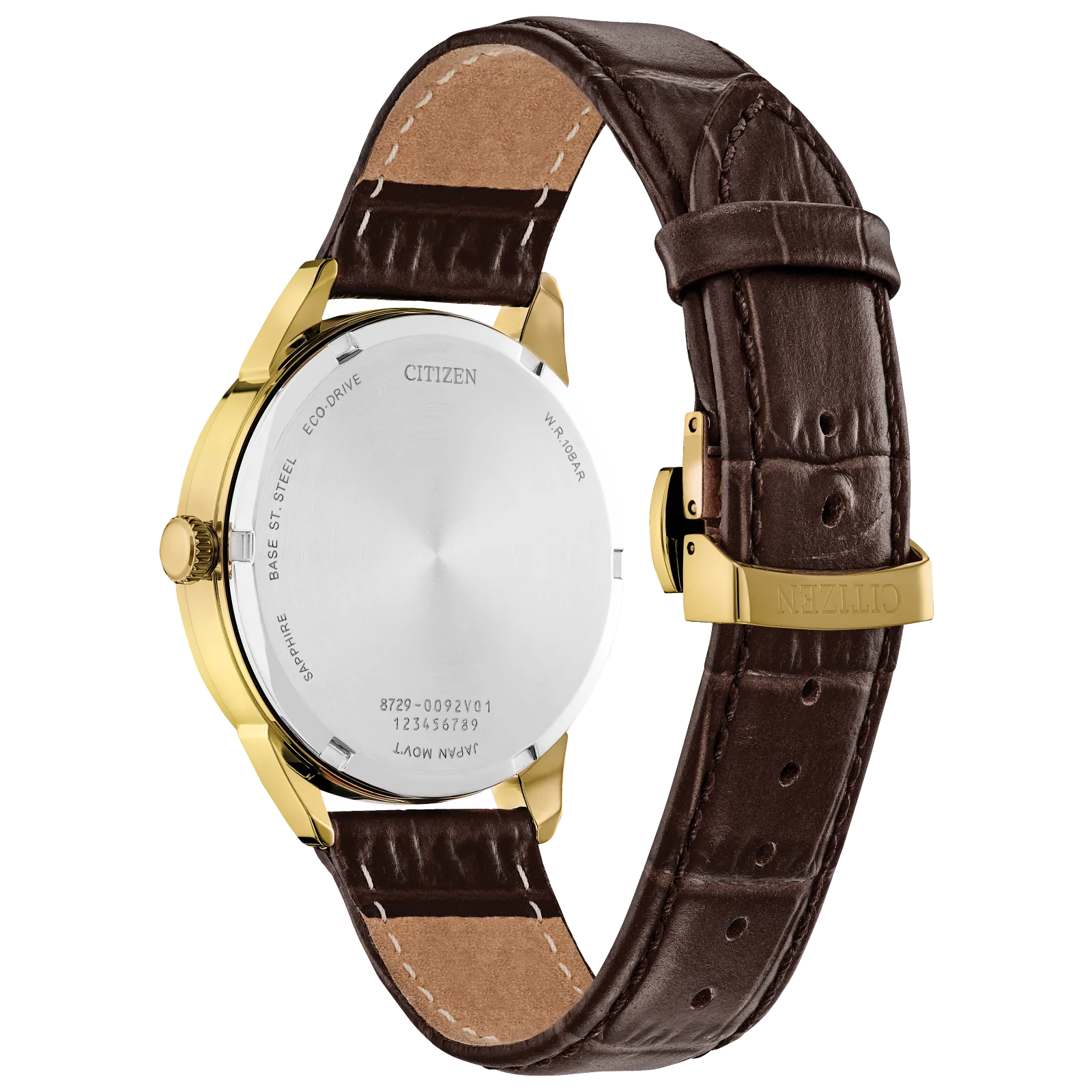 06E Reloj Citizen Rolan de hombre pulsera de piel 40 mm Eco-drive - Vista lateral