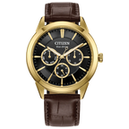 06E Reloj Citizen Rolan de hombre pulsera de piel 40 mm Eco-drive - Reloj original en Guatemala
