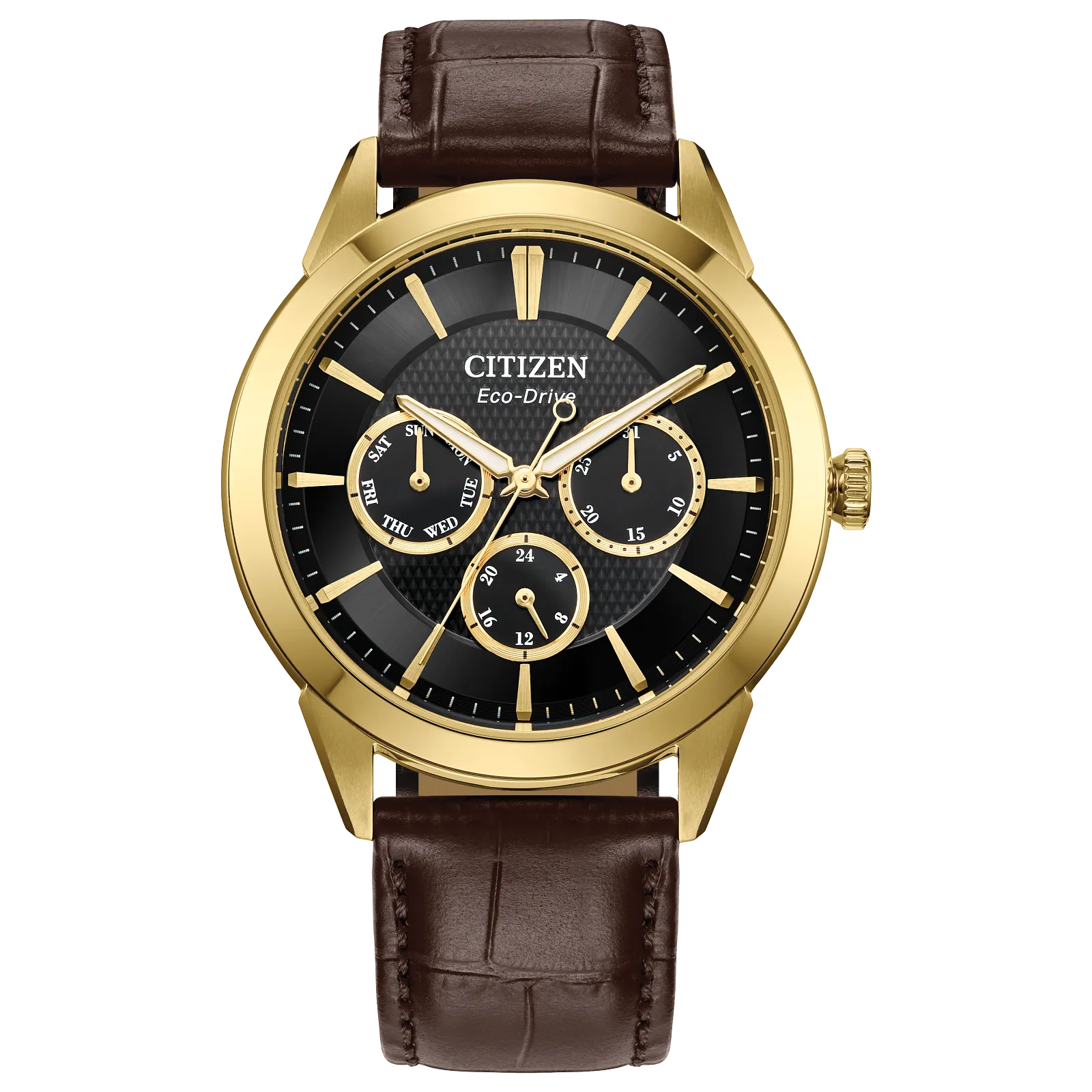 06E Reloj Citizen Rolan de hombre pulsera de piel 40 mm Eco-drive - Reloj original en Guatemala