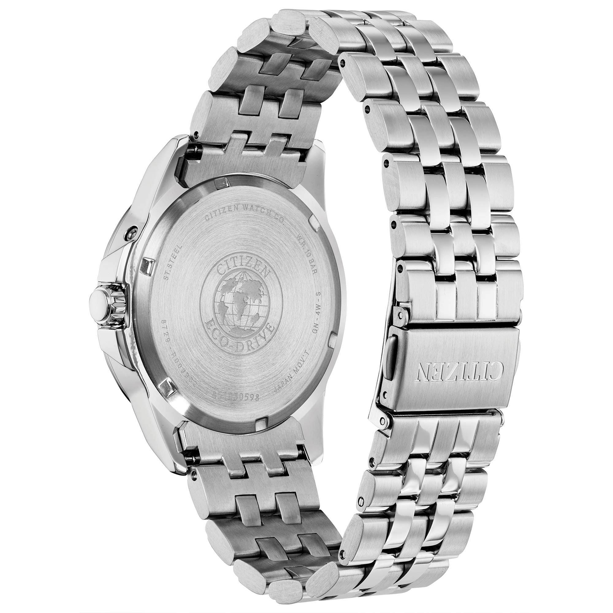 BX1000-57E Reloj Citizen World Time de hombre Eco-Drive - Acero Inoxidable Plateado