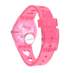 Reloj Swatch Love With All The Alphabet de señorita pulsera de resina - Detalle de esfera