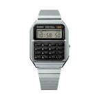 CA-500WE Reloj Casio Calculadora Unisex Acero Plateado - Vista trasera