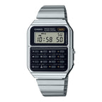 CA-500WE Reloj Casio Calculadora Unisex Acero Plateado - Reloj original en Guatemala