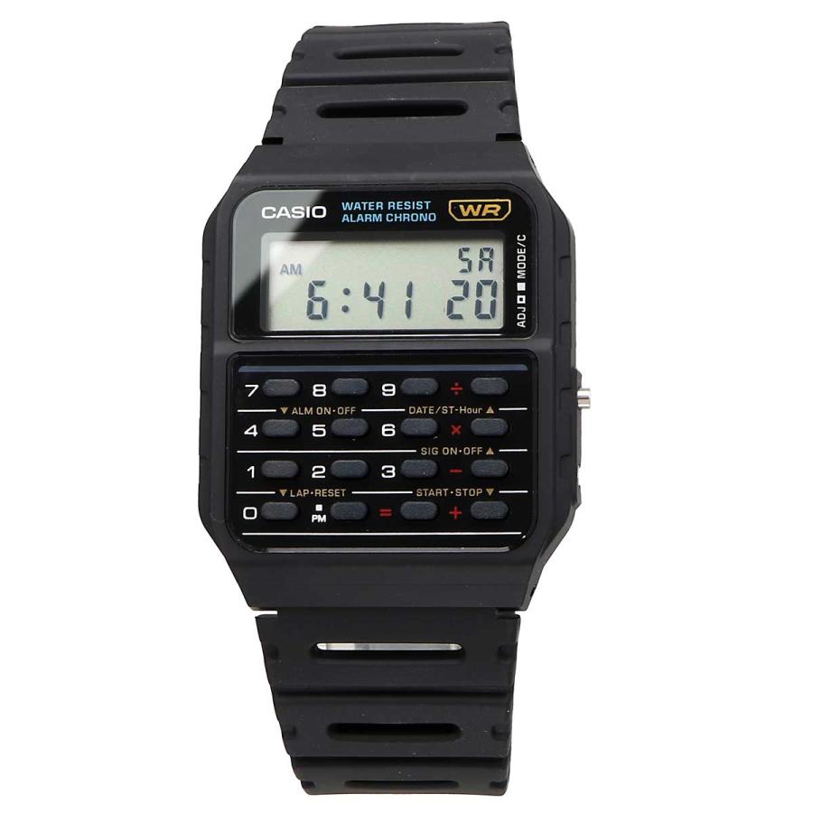 CA-53W-1 Reloj Casio para Hombre, Con Calculadora - Negro
