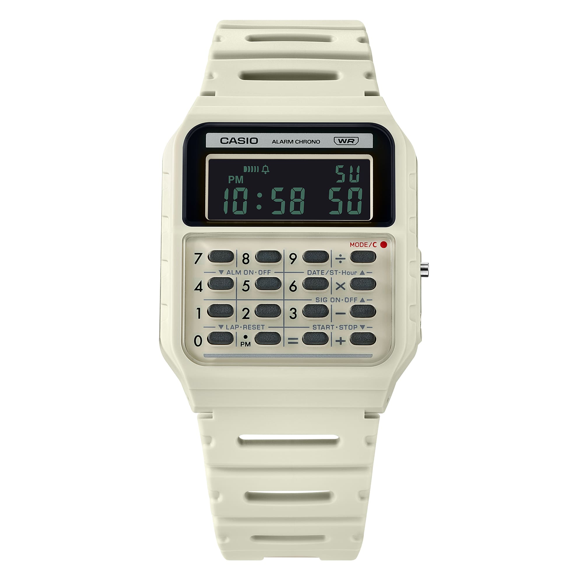 CA-53WB Reloj Casio Calculator Hombre Resina Beige - Vista 5