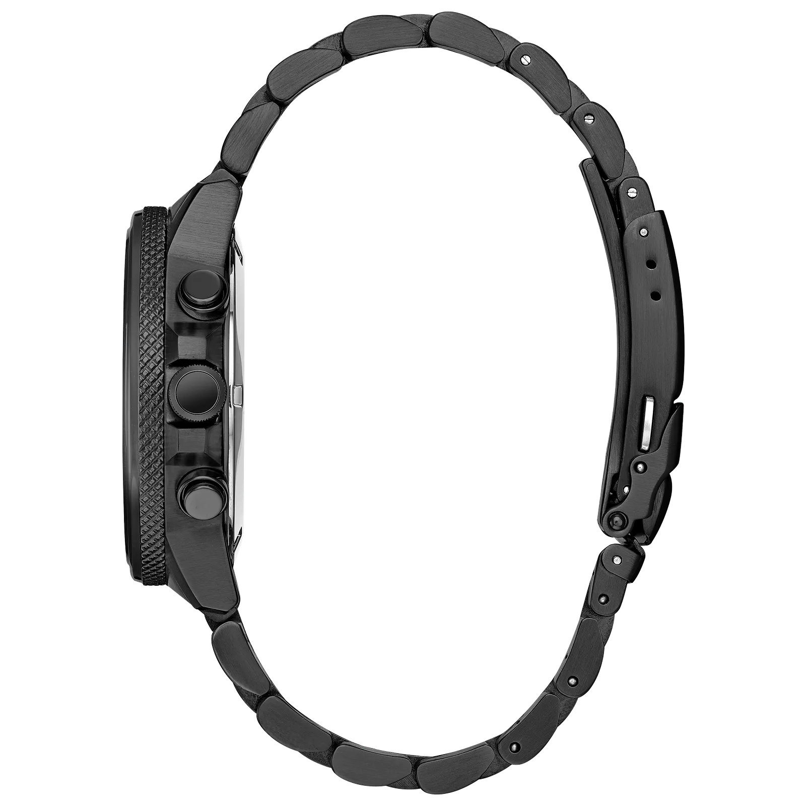 Reloj 52W Citizen Black Panther Marvel Eco-drive de hombre pulsera de metal - Detalle de esfera