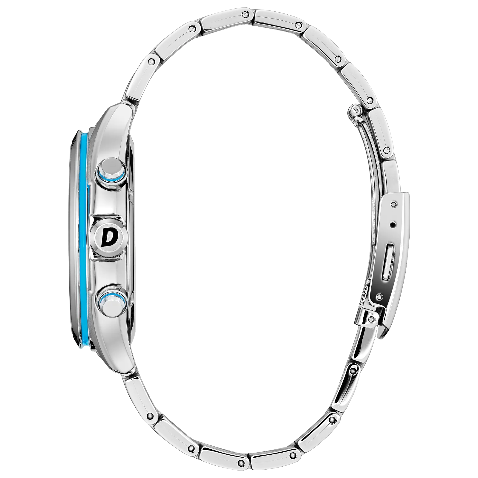 Reloj 54M Citizen Sport Casual Eco-drive de caballero pulsera de metal - Detalle de esfera