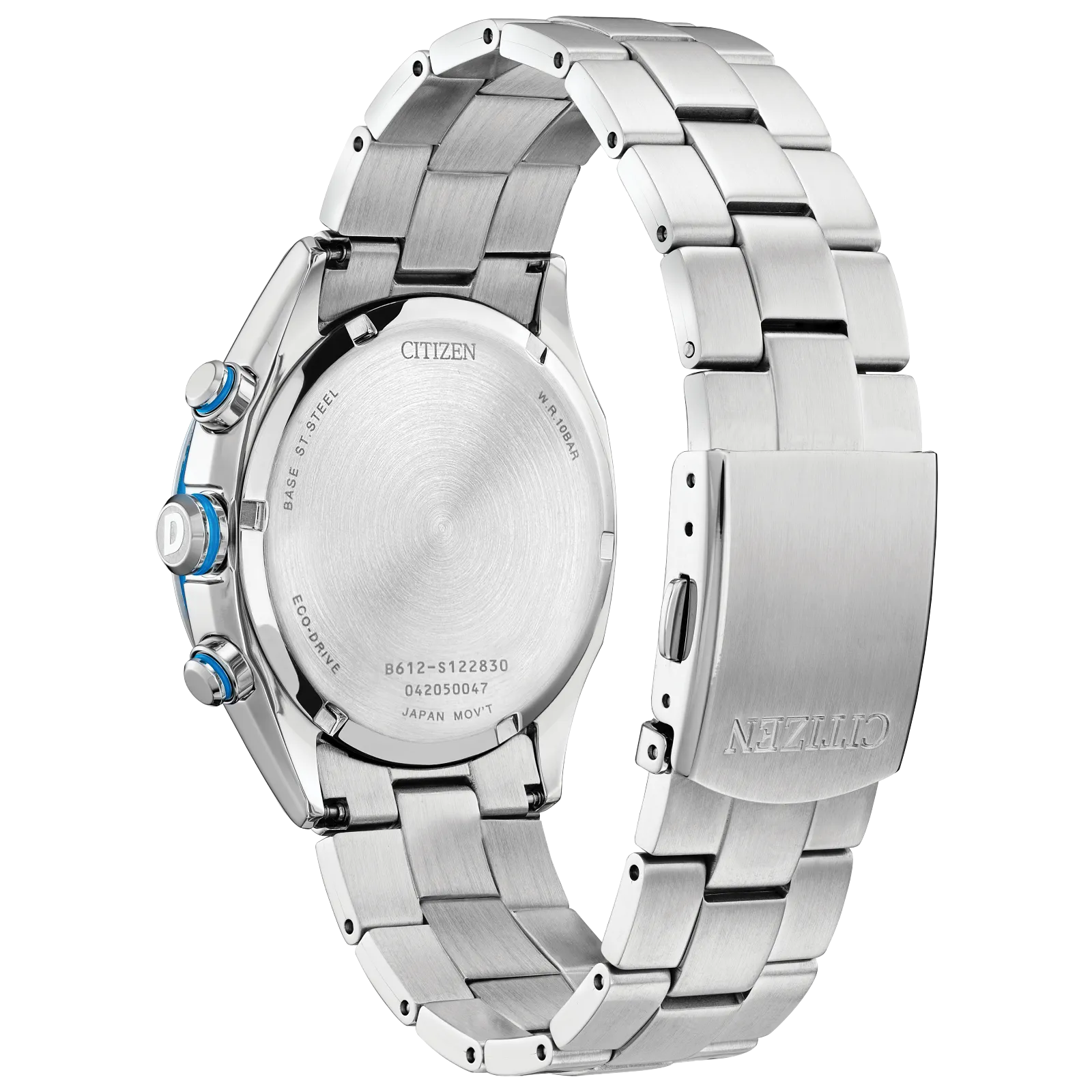 Reloj 54M Citizen Sport Casual Eco-drive de caballero pulsera de metal - Vista lateral