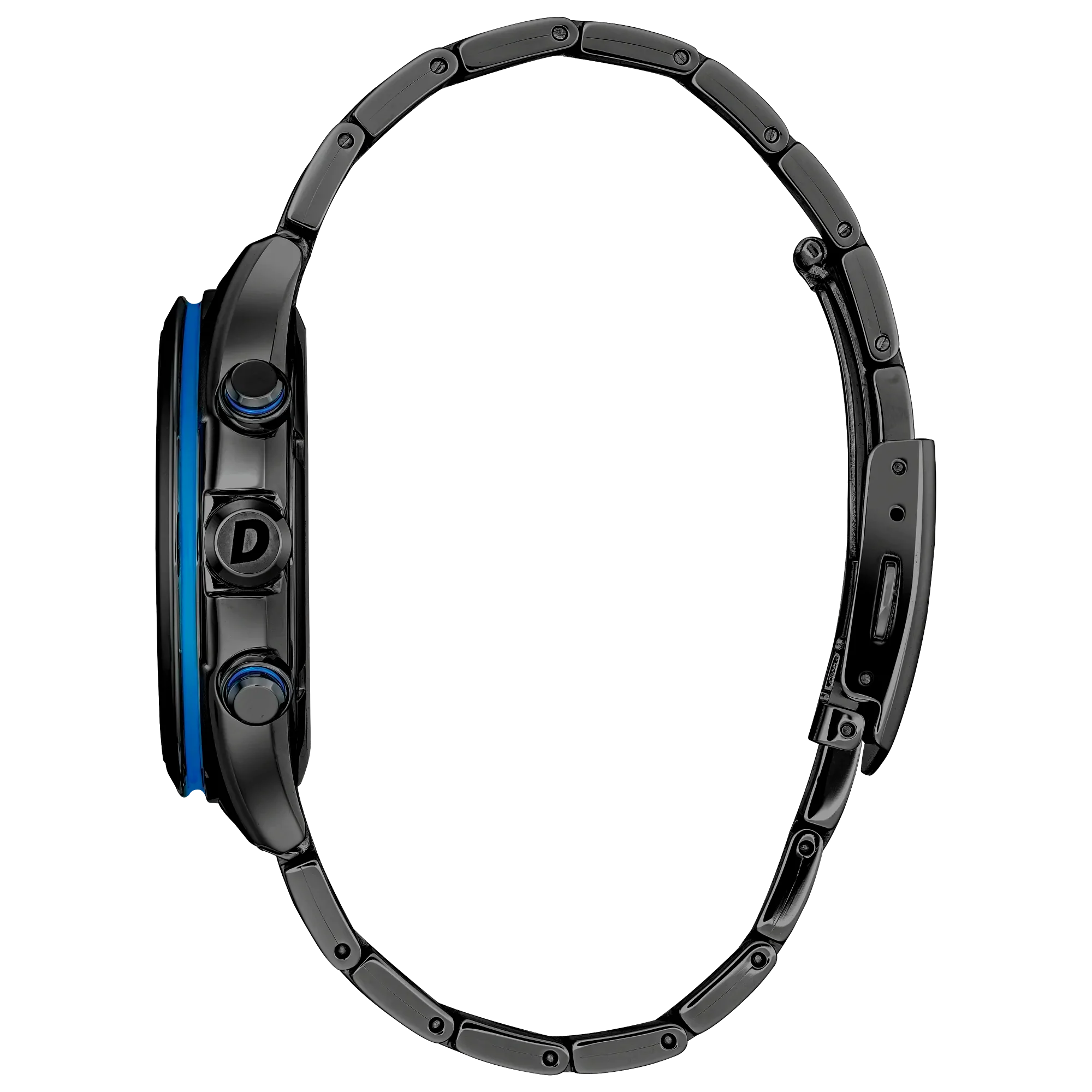 52E Eco Drive Citizen Eco-drive Reloj para Hombre banda de metal - Vista lateral