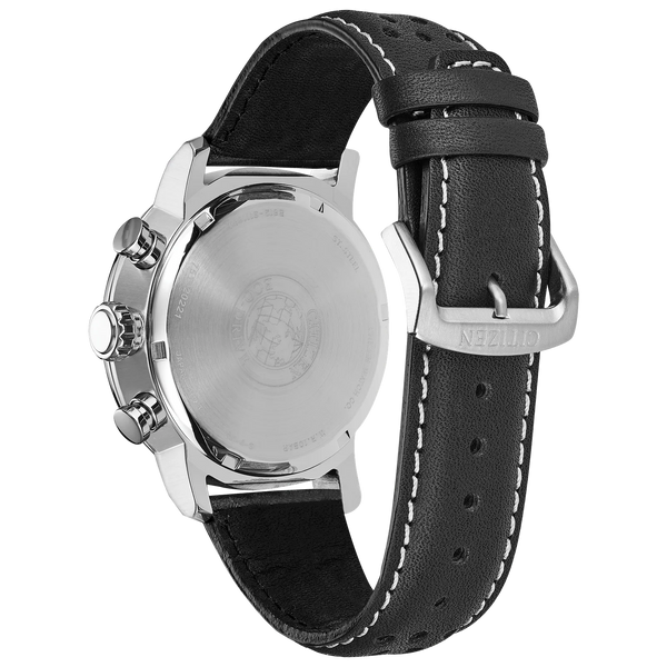 14E Reloj Citizen Brycen Eco-drive de hombre pulsera de piel - Vista lateral