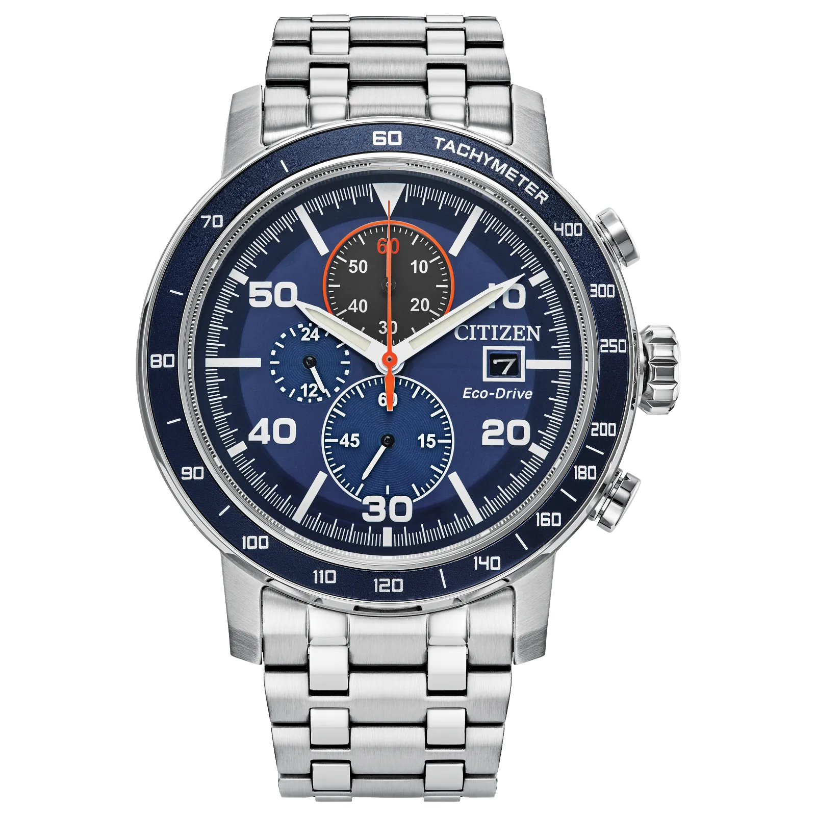 Reloj Citizen Brycen Hombre Correa de Acero Azul - Reloj original en Guatemala