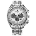 54A Reloj Citizen Carson Eco-Drive Hombre Acero Esfera Blanca - Reloj original en Guatemala