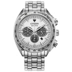 54A Reloj Citizen Carson Eco-Drive Hombre Acero Esfera Blanca - Reloj original en Guatemala