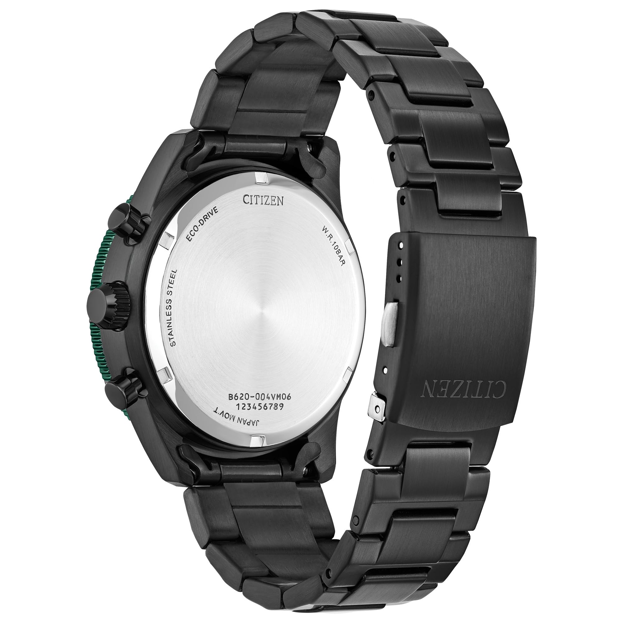 CA4555-81E Reloj Citizen Eco-Drive de hombre pulsera de metal - Acero Inoxidable Negro