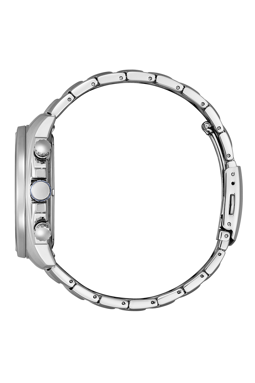 Reloj 81L Citizen Eco-Drive de caballero pulsera de metal - Detalle de esfera