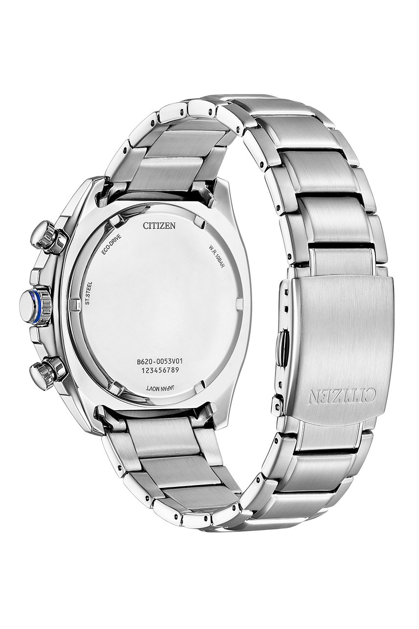 Reloj 81L Citizen Eco-Drive de caballero pulsera de metal - Vista lateral