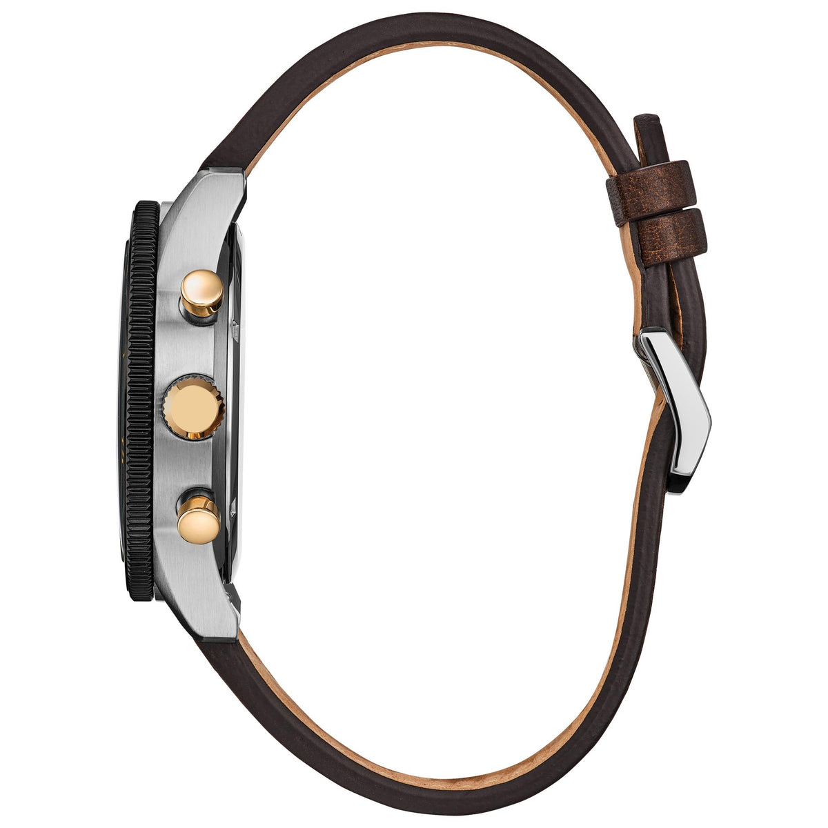 CA4746-08X Reloj Citizen Terra Force de hombre correa de cuero marrón