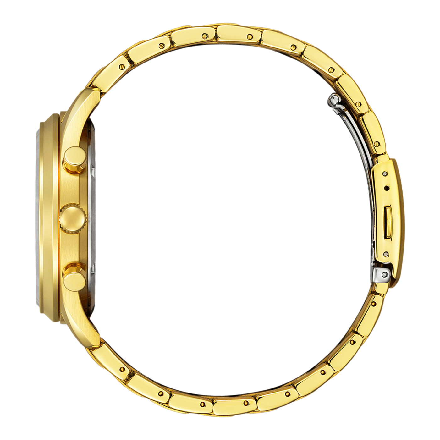 Reloj 87E Citizen Eco-Drive de hombre pulsera de metal - Detalle de esfera