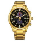 Reloj 87E Citizen Eco-Drive de hombre pulsera de metal - Reloj original en Guatemala