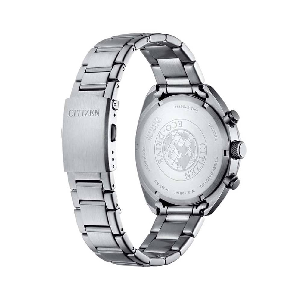 Reloj 85L Citizen Eco-Drive para caballero pulsera de metal - Vista lateral