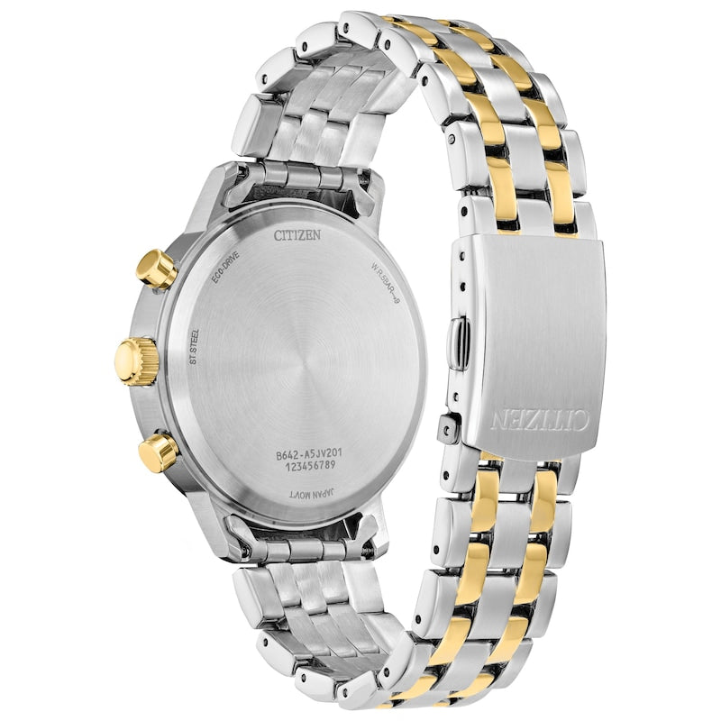 52E Reloj Citizen Eco-Drive de hombre pulsera de metal 42 mm - Detalle de esfera