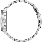 Reloj 51E Citizen Chronograph de caballero pulsera de metal Eco-Drive - Vista lateral
