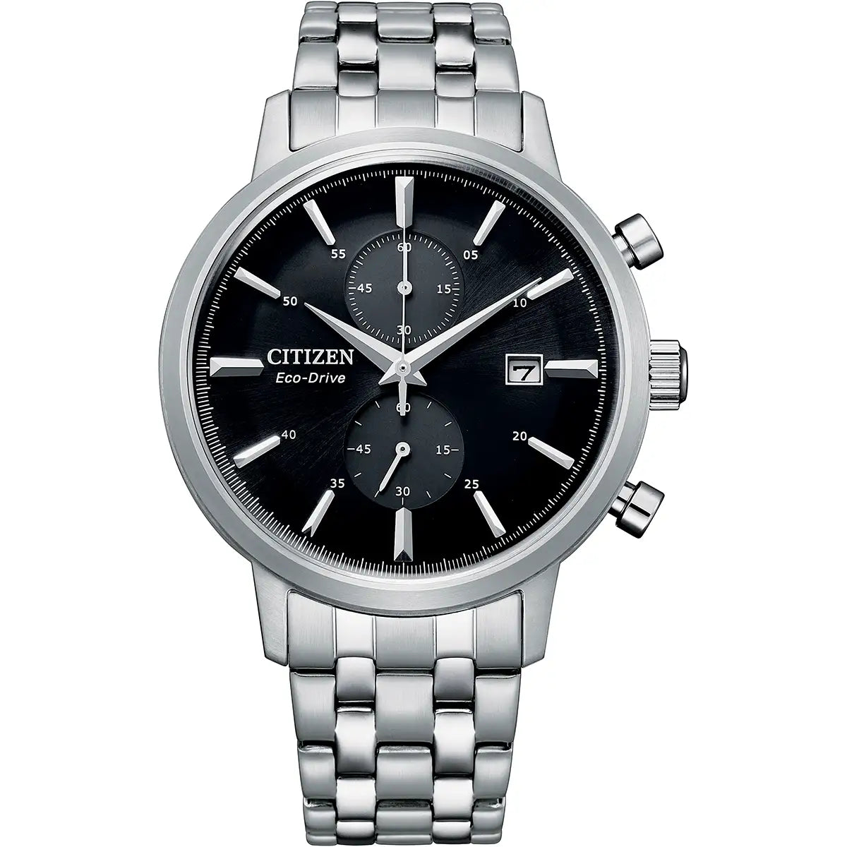 Reloj 51E Citizen Chronograph de caballero pulsera de metal Eco-Drive - Reloj original en Guatemala