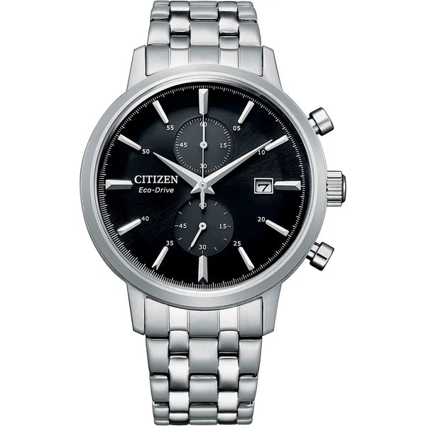 Reloj 51E Citizen Chronograph de caballero pulsera de metal Eco-Drive - Reloj original en Guatemala