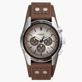 Reloj Fossil Coachman Hombre Correa Cuero Marrón - Reloj original en Guatemala