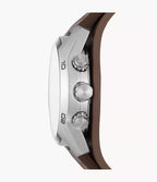 Reloj Fossil Coachman Hombre Correa Piel Marrón - Vista lateral