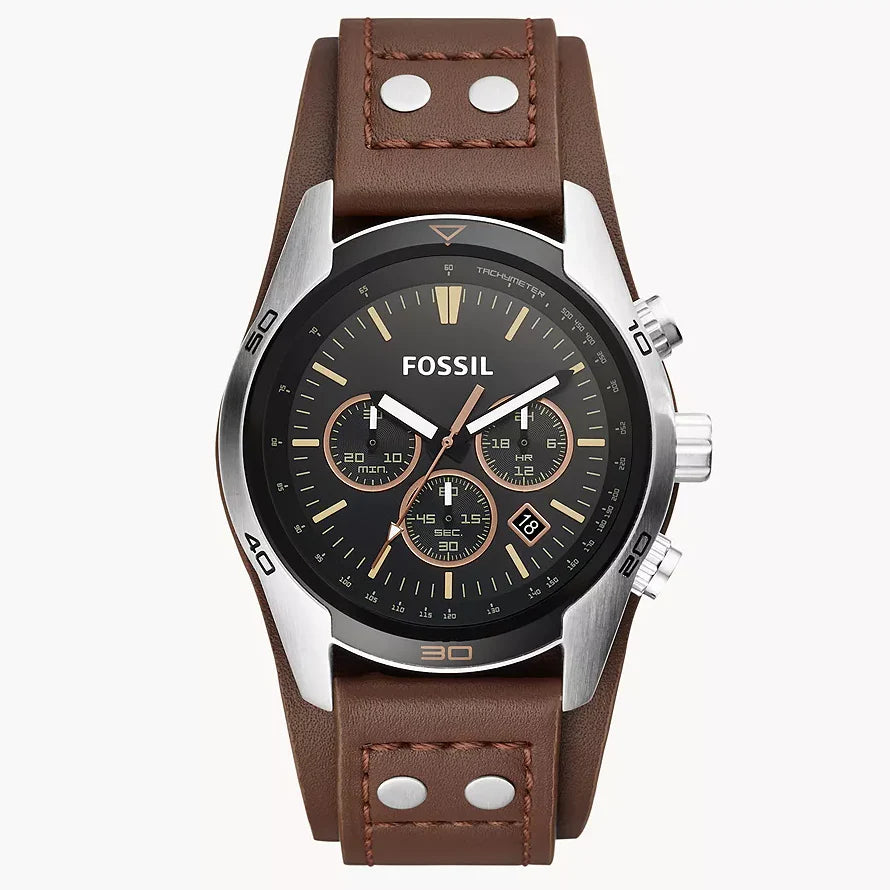 Reloj Fossil Coachman Hombre Correa Piel Marrón - Reloj original en Guatemala