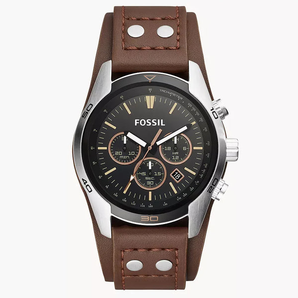 Reloj Fossil Coachman Hombre Correa Piel Marrón - Reloj original en Guatemala