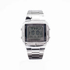 DB-360 Reloj Casio Data Bank Hombre Acero Plateado - Vista 5