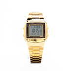 DB-360G Reloj Casio Data Bank Unisex Correa Acero Dorado - Vista 5