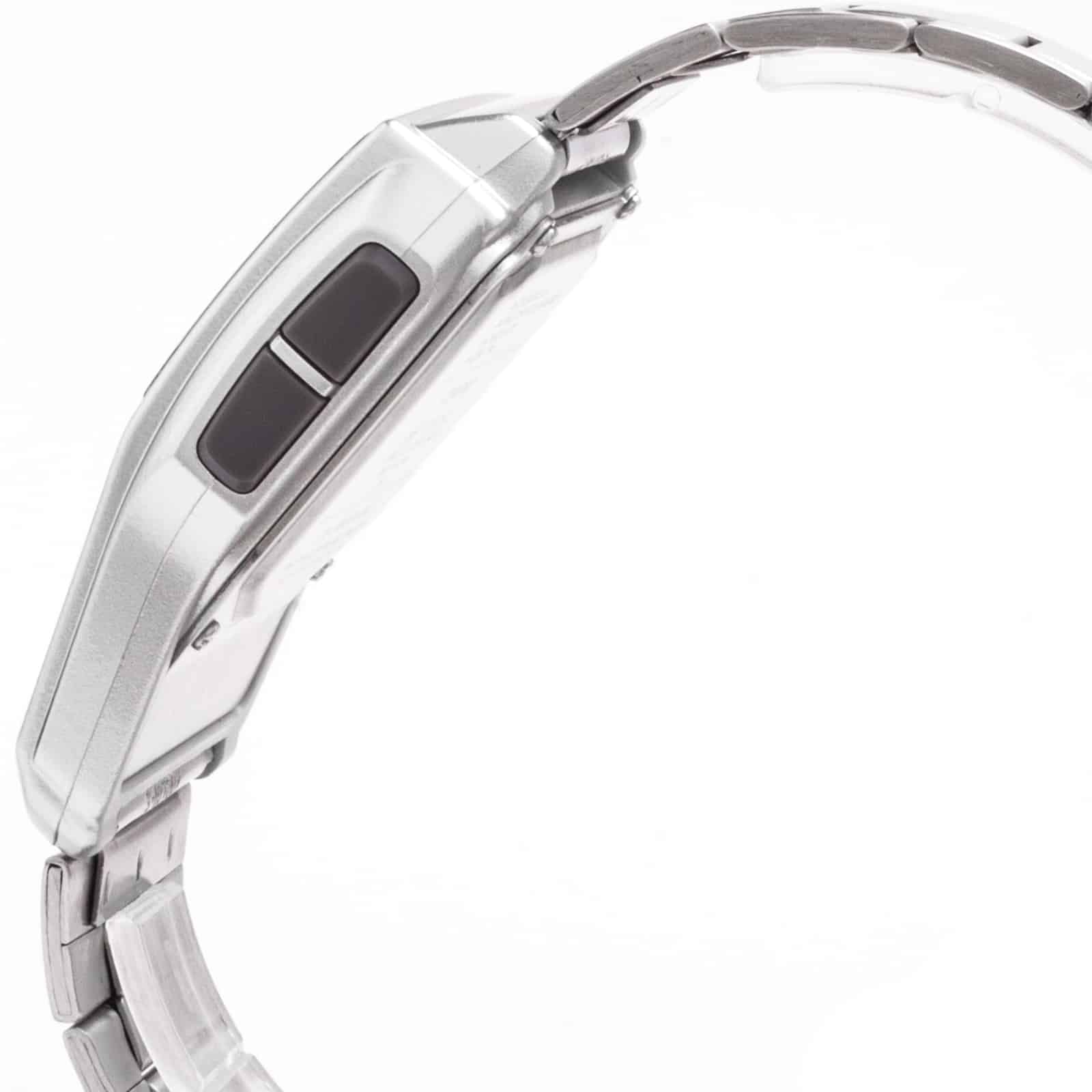 32D Reloj Casio Data Bank Hombre Correa de Acero - Detalle de esfera