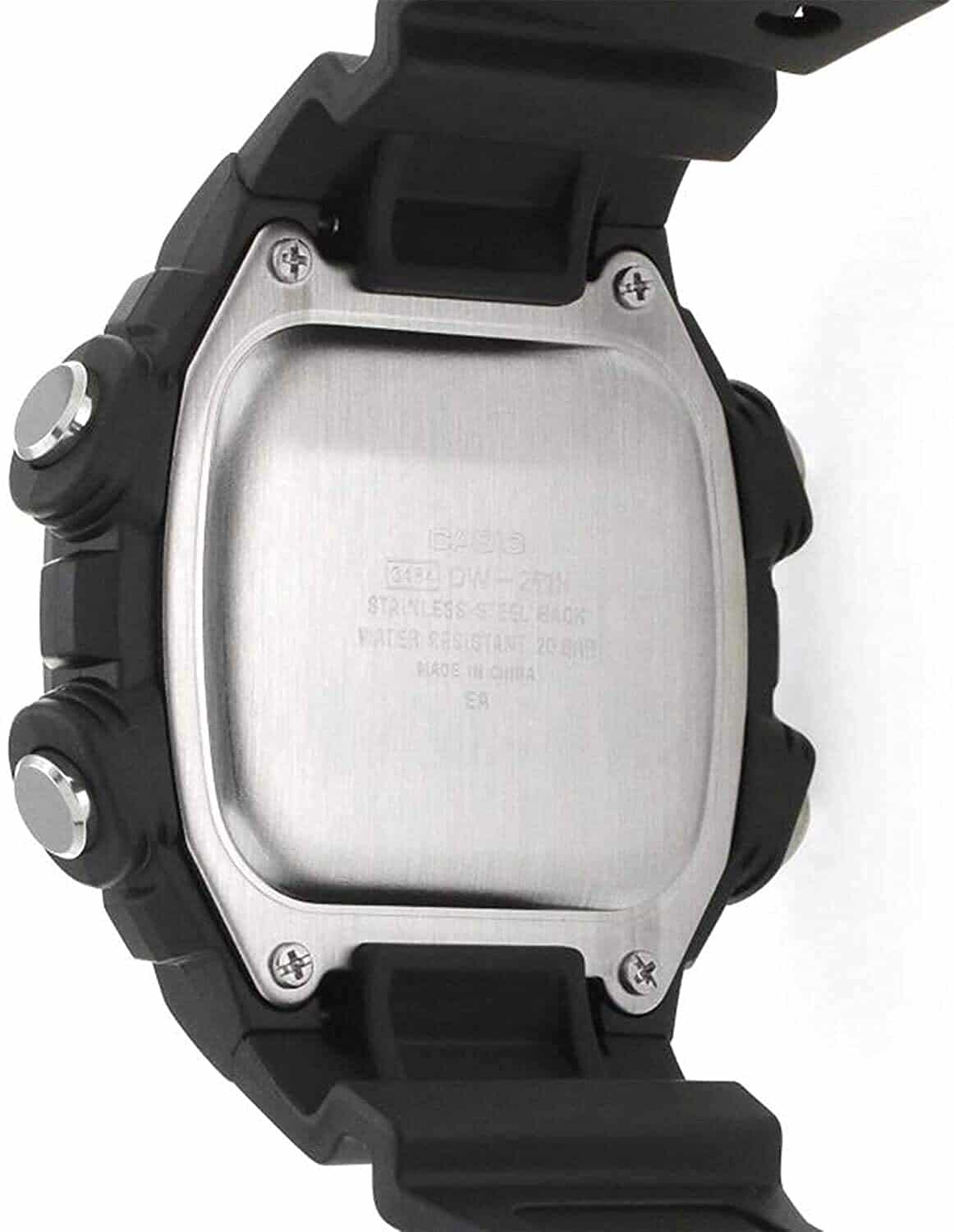 DW-291H Reloj Casio HD Digital Hombre Resina Negro - Detalle de esfera