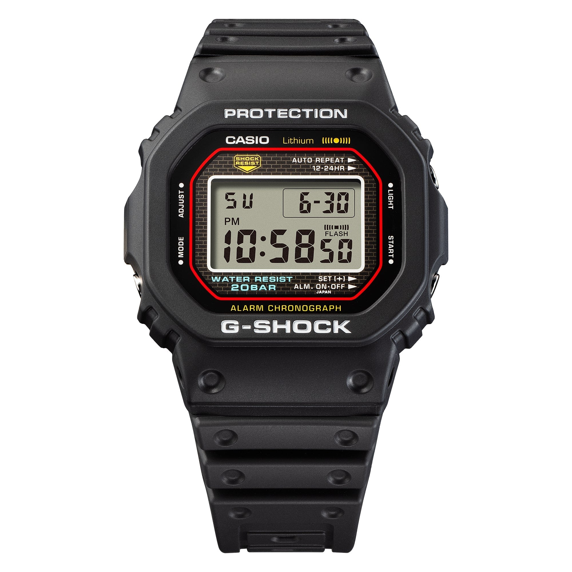 DW-5000R-1A Reloj G-Shock de hombre correa de caucho