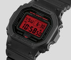 DW-5600BBR-1 Reloj G-Shock Unisex pulsera de caucho - Resina Negro