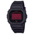 DW-5600BBR-1 Reloj G-Shock Unisex pulsera de caucho - Resina Negro