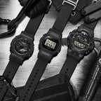 DW-5600BCE Reloj G-Shock Digital Hombre Pulsera Tela Negra - Vista lateral