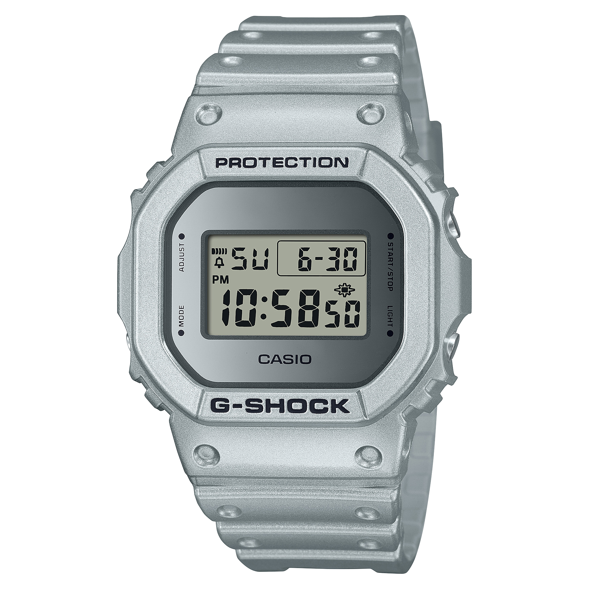 DW-5600FF Reloj G-Shock Hombre Resina Plateado - Reloj original en Guatemala