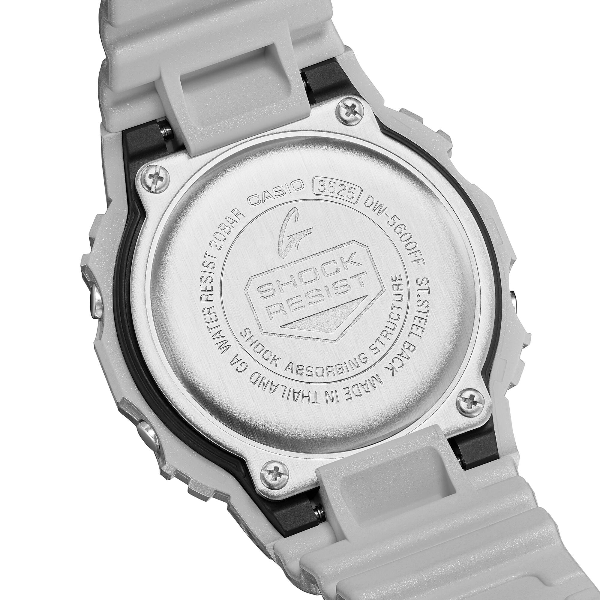 DW-5600FF Reloj G-Shock Hombre Resina Plateado - Vista 5
