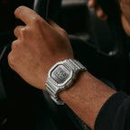 DW-5600FF Reloj G-Shock Hombre Resina Plateado - Vista lateral