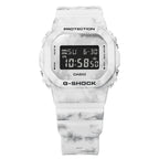 DW-5600GC Reloj G-Shock Hombre Resina Blanco Marmolado - Vista lateral